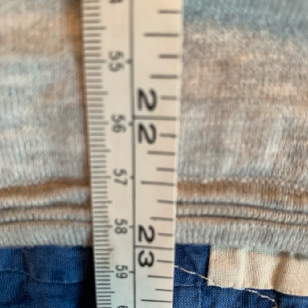 LOFT 3/4 length sleeve. Gray blouse. Size M. - Picture 7 of 7